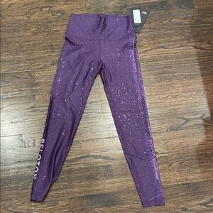 NWT WiTH Peloton Glitter legging